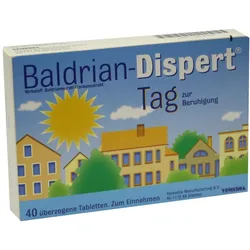 Baldrian Dispert Tag überzogene Tabletten 40 St