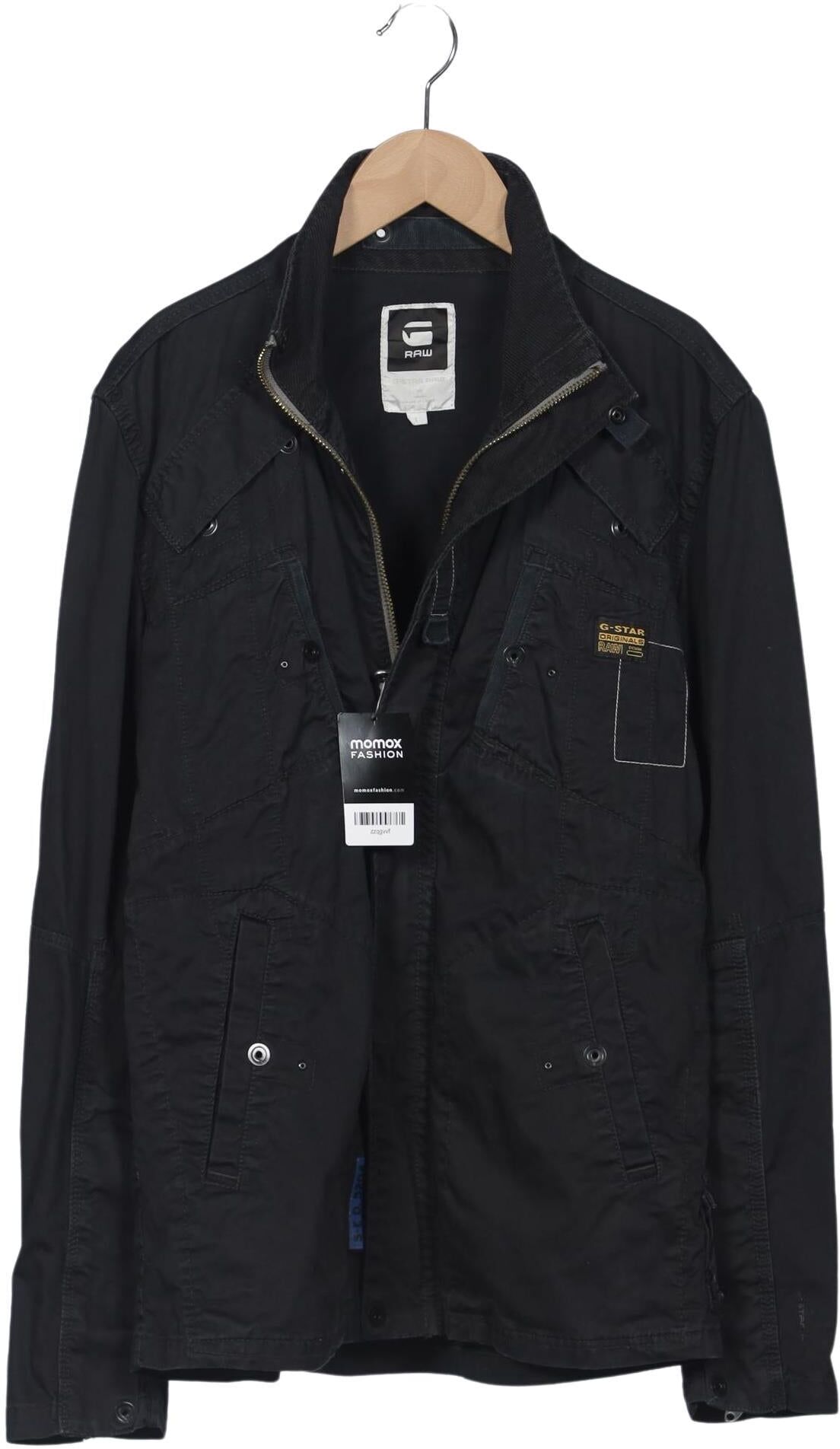 G Star RAW Herren Jacke, Schwarz, Gr. L, Baumwolle - Second Hand