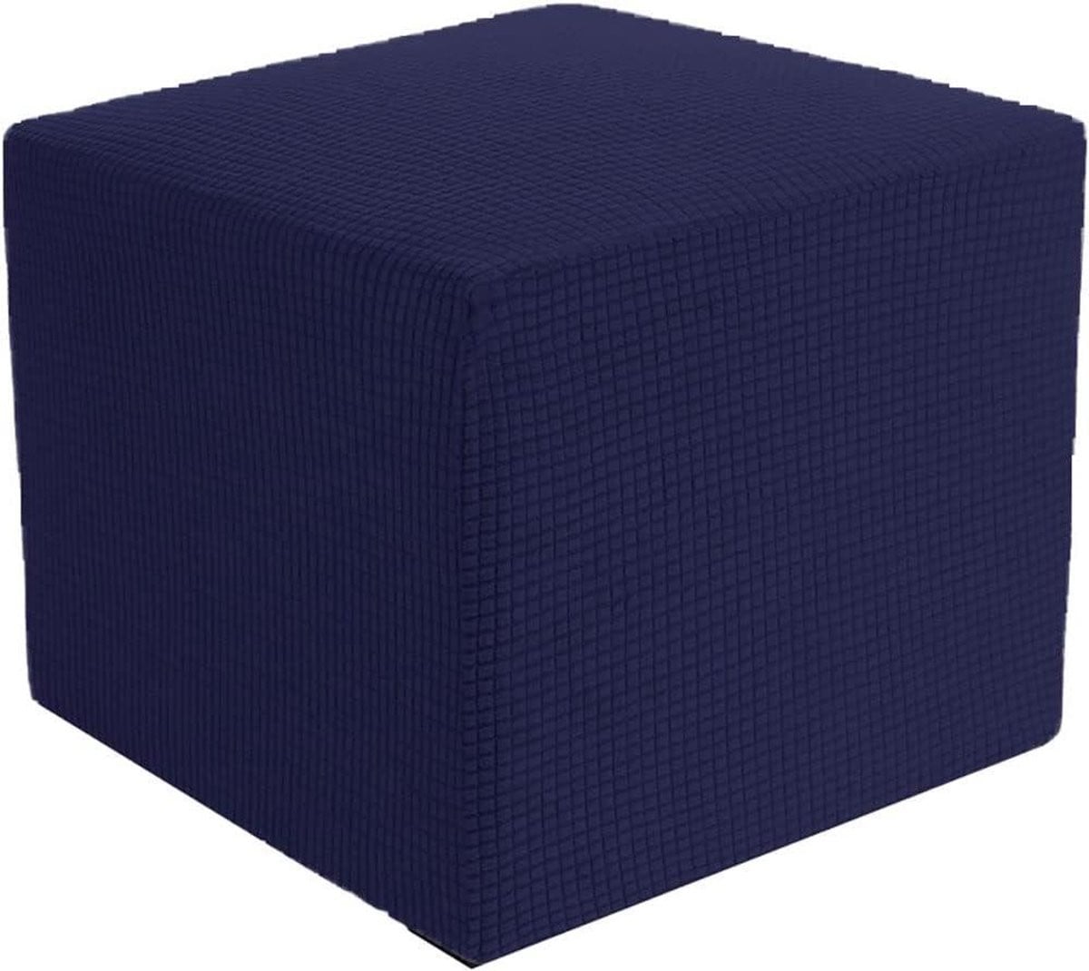 Stretchy Fluvelen Ottoman Voetenbank Hoezen voor Vierkante Poefs en Opbergkrukken