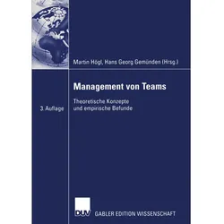 Management von Teams, Fachbücher von Hans G. Gemünden, Martin Högl