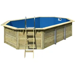Karibu Pool Modell X4 610 x 400 cm - kdi mit Metallecken