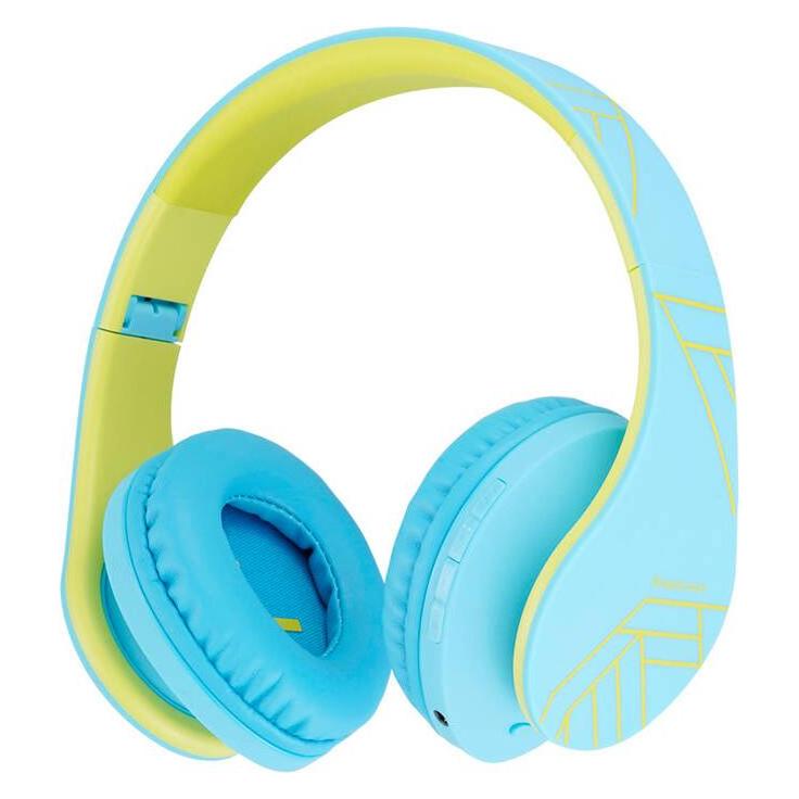 PowerLocus Wireless Headphones for kids P2 (blue-green) (pwl-p2kids-bluegreen)