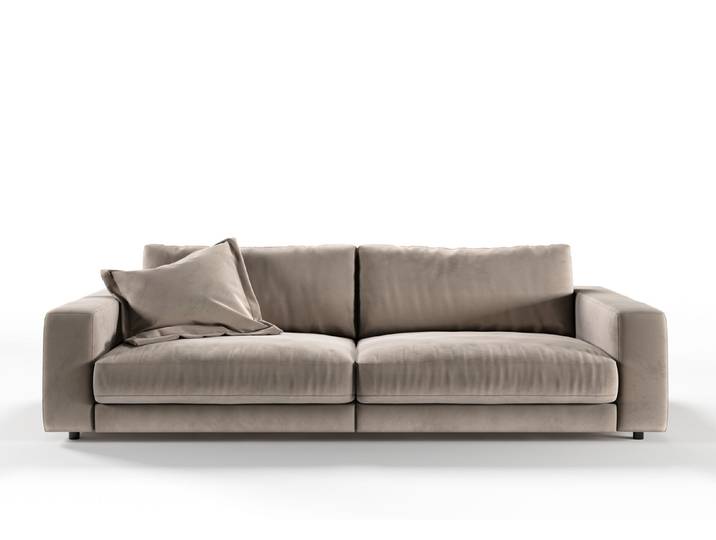 Candy High End Big Sofa Velvet 290x127 cm