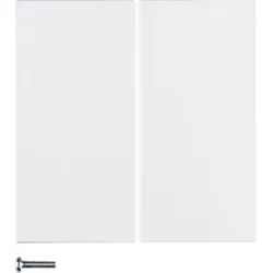Berker Taste 2-fach polarweiß matt 85142188
