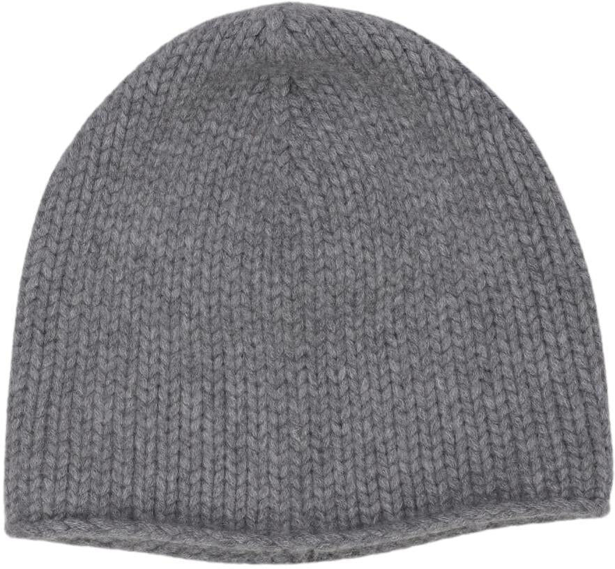 S.marlon Damen Hut oder Mütze, Grau, Gr. Onesize, Kaschmir - Second Hand
