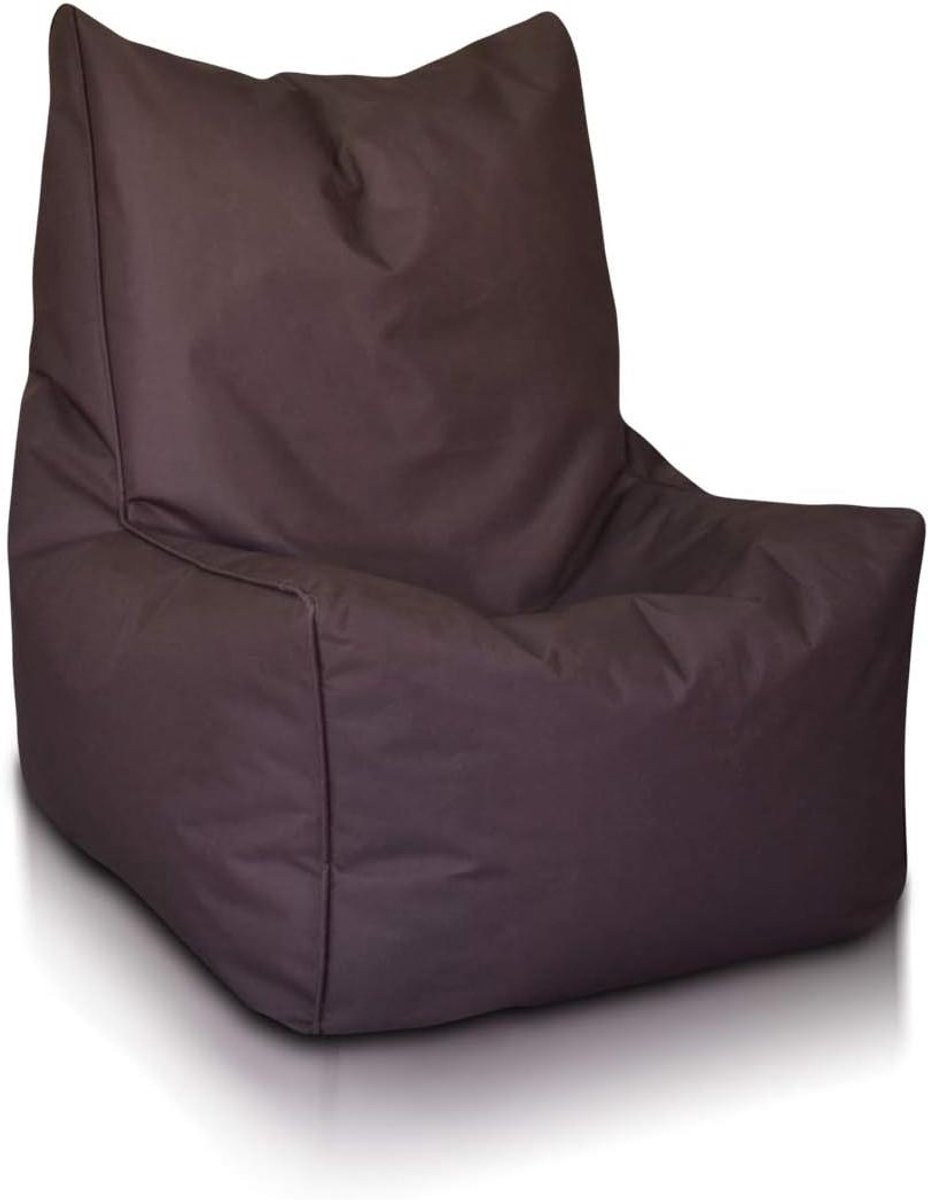 Zitzak Stoel Poef Lounge Donkerbruin - Waterafstotend - 250 Liter