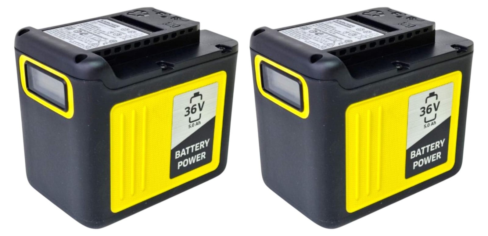 Kärcher 2x Battery Power 36/50 accu 36 V 5,0 Ah / 5000 mAh met laadindicator