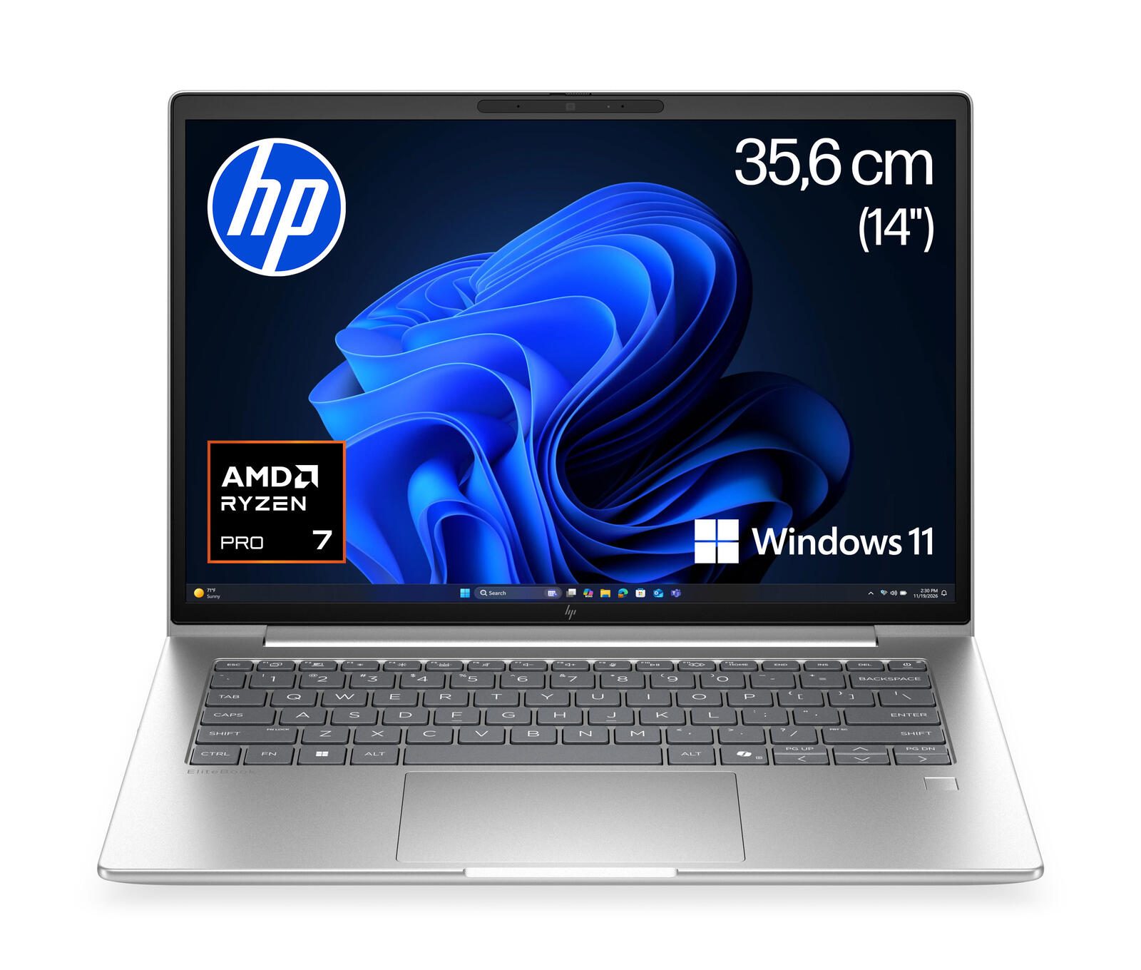 HP Inc. HP EliteBook 6 G2a 14 AI AMD Ryzen™ 7 PRO 250 Notebook 35,6 cm (14") E02FRET#ABD