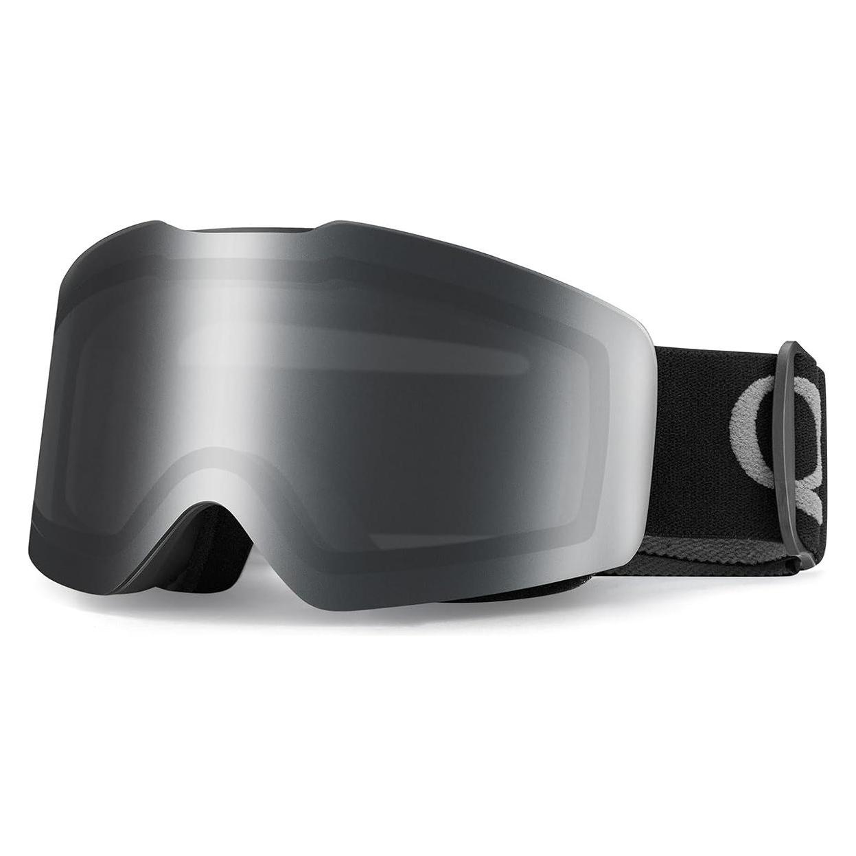Qunature Black rahmenlose Skibrille - Schwarz (QUNATURE)