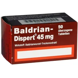 Baldrian Dispert 45 mg überzogene Tablet 50 St