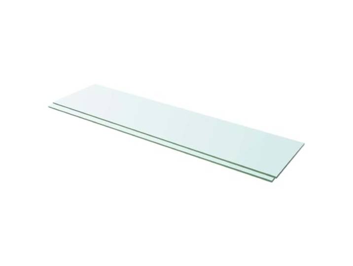 HAQWRDQSG Glasregalböden 2 STK 100x25 cm Transparent Hartglas 8 mm Robuste Einlegeböden aus 8 mm Sicherheitsglas für Lamellenwände in Wohnzimmer oder Ladenbau. Belastbar bis 15 kg.
