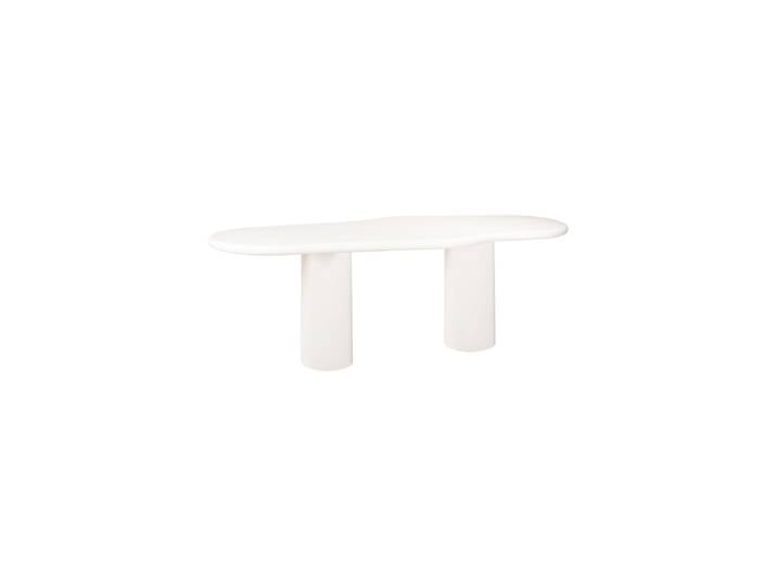 Ovaler Design Esstisch „Bloomstone“, verschiedene Grössen Weiß Richmond Interiors