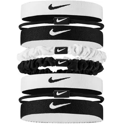 8er Pack NIKE Flex Classic Mixed Haargummis 127 - white/black/black