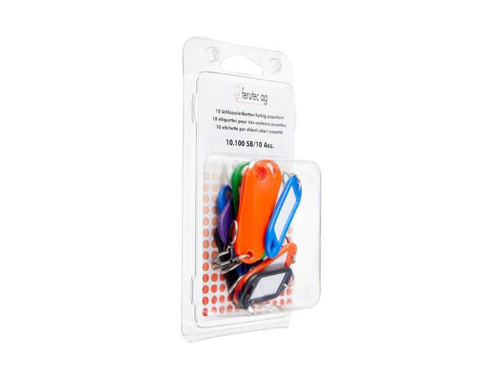 Schlüsseletikett Farbig 7 cm