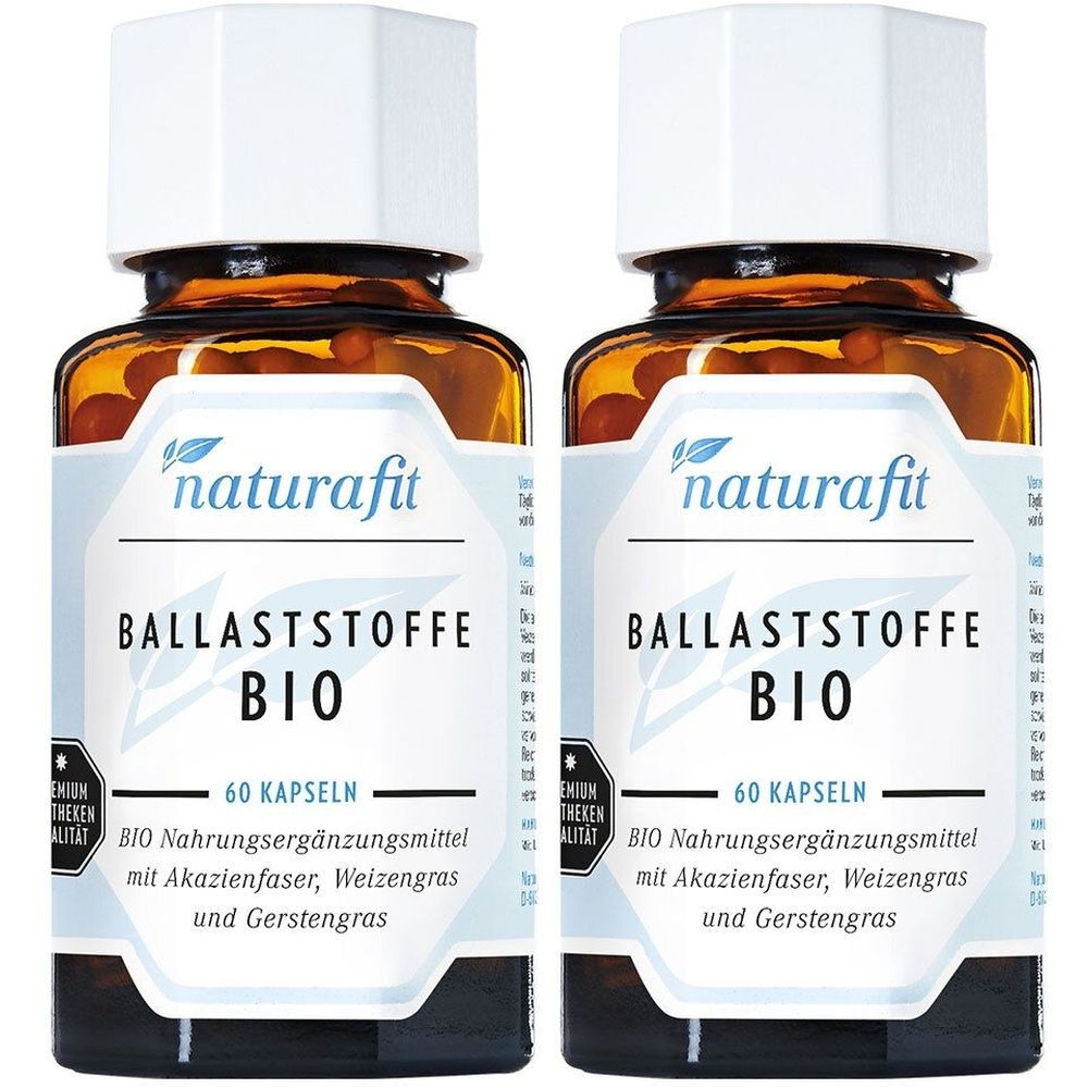 Naturafit Ballaststoffe Bio 2x 2x60 St Kapseln