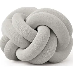 Knot Dekokissen, hellgrau