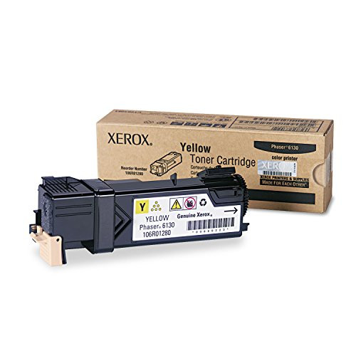 Xerox 106R1280 PH6130 Laser Toner Cartridge, Geel
