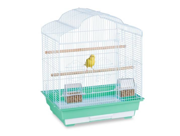 Relaxdays Vogelkäfig mit Zubehör
