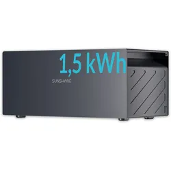 MAS ELEKTRONIK SUNSHARE Glory Erweiterungsakku – 1,52 kWh Batteriemodul für Balkonkraftwerk Speicher | LiFePO4