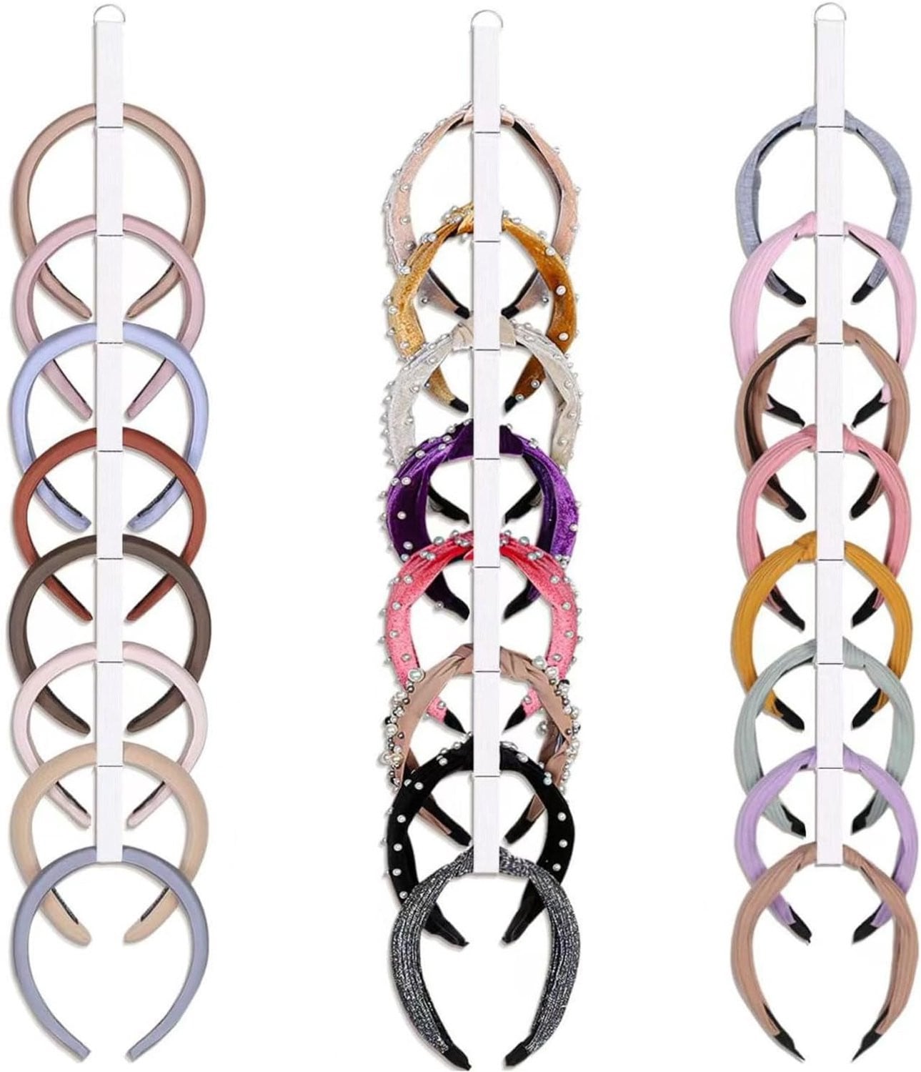 Haarbanden Organizer Set van 3 Stuks voor Meisjes - Hangende Opbergoplossing voor Haaraccessoires