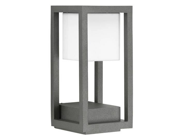 Albert Leuchten LED Außenwandleuchte Wali, dimmbar, alu / grau / zink, Aluminium, Modern, Laternenform