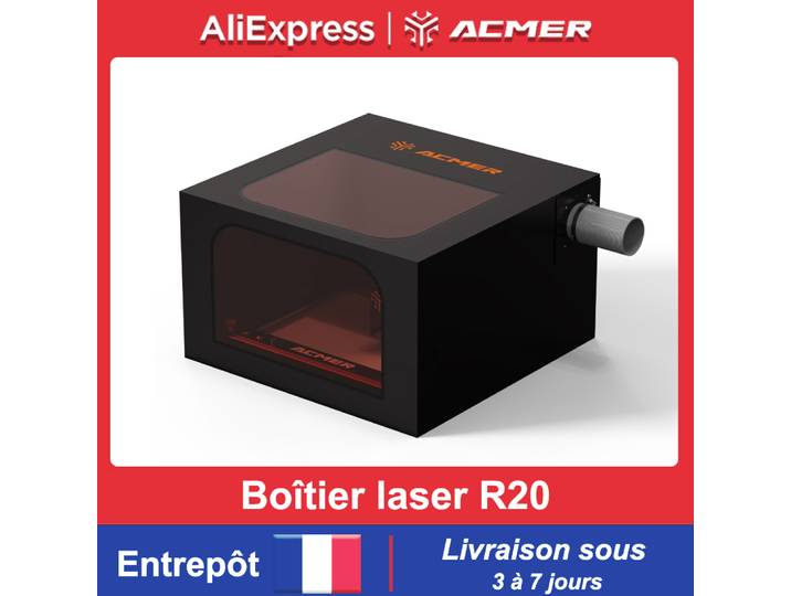 ACMER R20 boîtier de Protection Laser Protection Laser évent ignifuge anti-poussière étanche gravure Laser housse de Protection