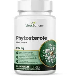 VitaSanum® Phytosterole (Plant Sterols) – 1000 mg Tagesportion (2 Kapseln)