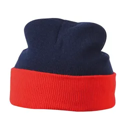 Strickmütze "MB7550" - marine/rot