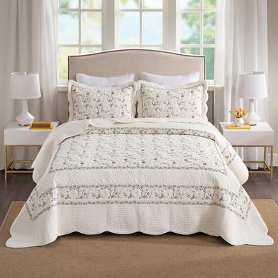 MarCielo Cotton Oversized Quilted Bedspread Set