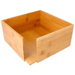 MONOUSO - Serviettenhalter Aus Bambus 21x21x10cm (1 Stück)