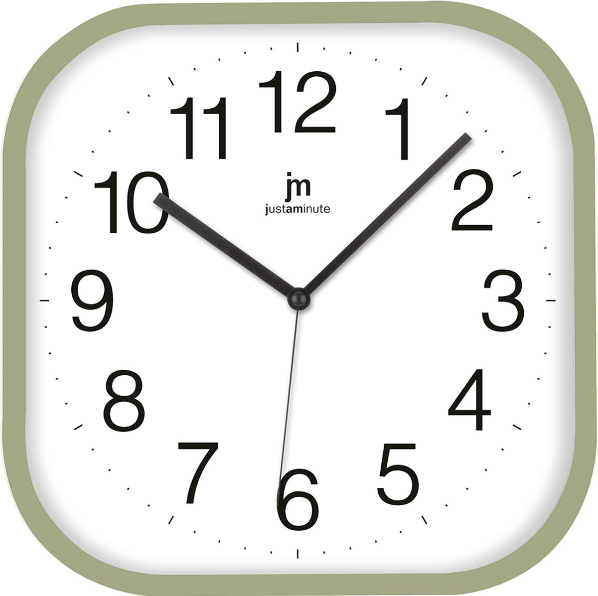 Just a Minute Wandklok Lowell L00893V Groen 30 cm