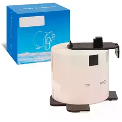 Etiketten kompatibel zu Brother DK22223  weiss  50mm x 30,48m Rolle