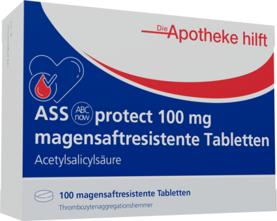 NOWEDA Apothekergenossenschaft eG ASS ABCnow protect 100 mg magensaftres.Tabl./DAH 100 St 19818453