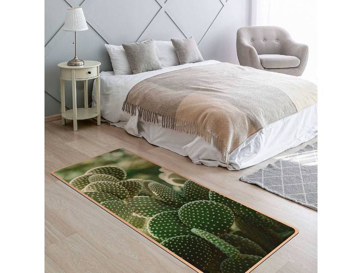 Läufer/Yogamatte Kakteen 183 x 61cm Grün
