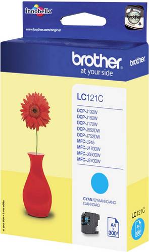 Brother Druckerpatrone LC-121C Original Cyan LC121C