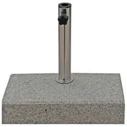 Delschen Schirmständer Granit  grau 23 kg