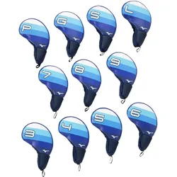 Mizuno Schlägerhauben Set Tour Iron 2025, weiss/blau