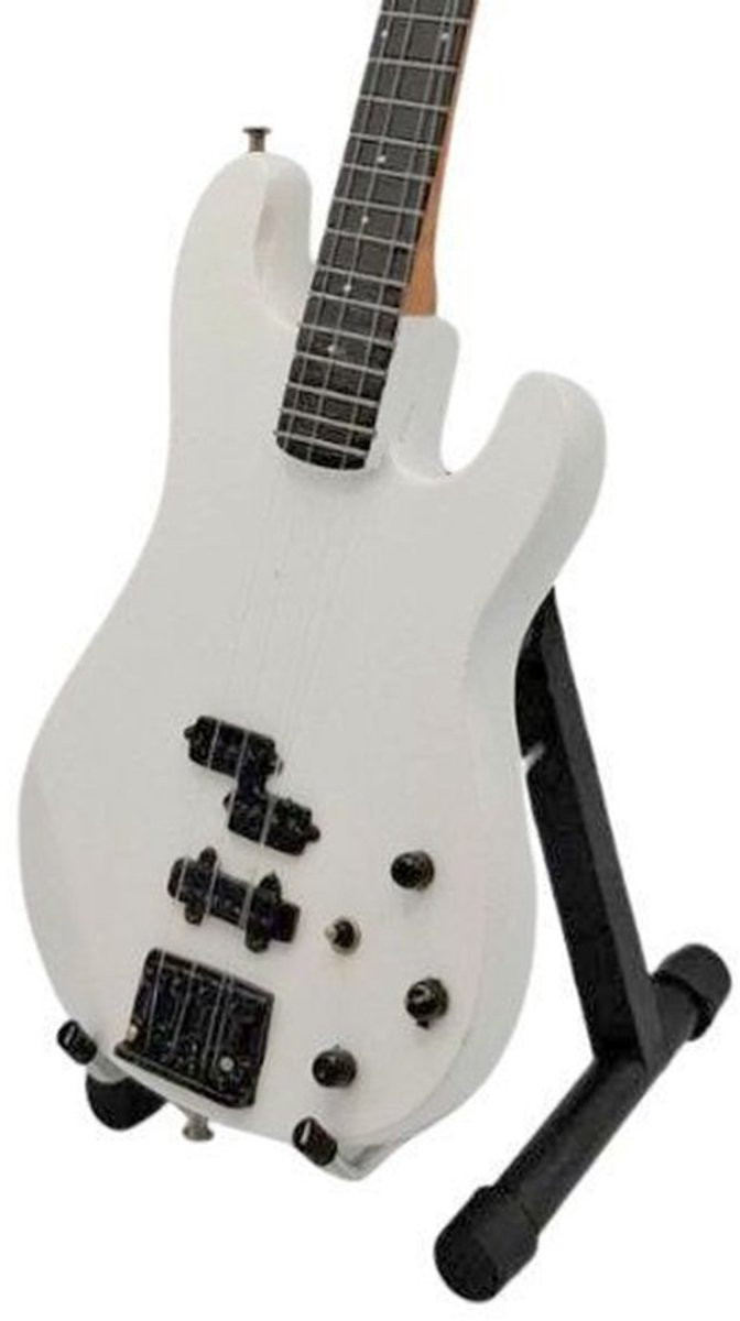 Miniatuur replica Fender Precision Bass basgitaar van Duff McKagan - Guns N' Roses