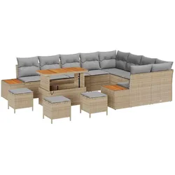 vidaXL, Gartenlounge, Lavenas (Tisch 110 cm)
