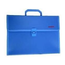 Penmate Aktentasche mit Griff mit 12 Fächern blau (PP-412) (A4, 1x) (WIKR-984482)