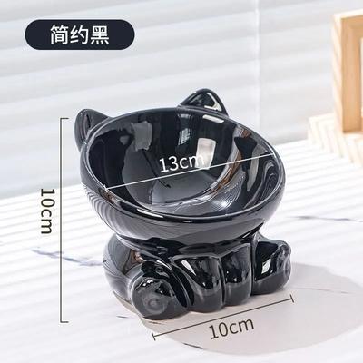 Uplifted Finds High Purity Onyx Ceramic Cervical Guard Bowl black
