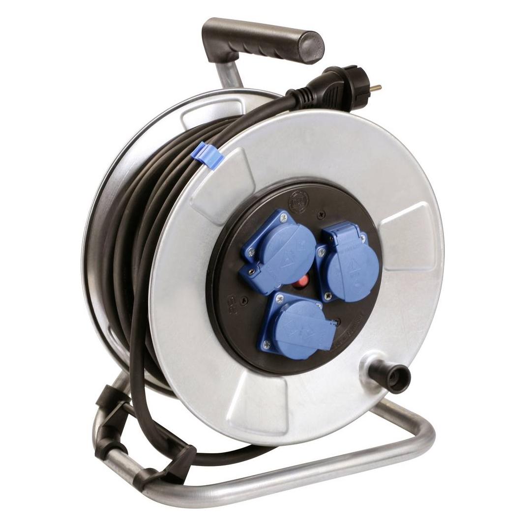As - Schwabe Spulenverlängerungskabel 25 m AS-SCHWABE 3G2,5 Neopren, Metall (25 m, 2.50 mm²) (AS810325)