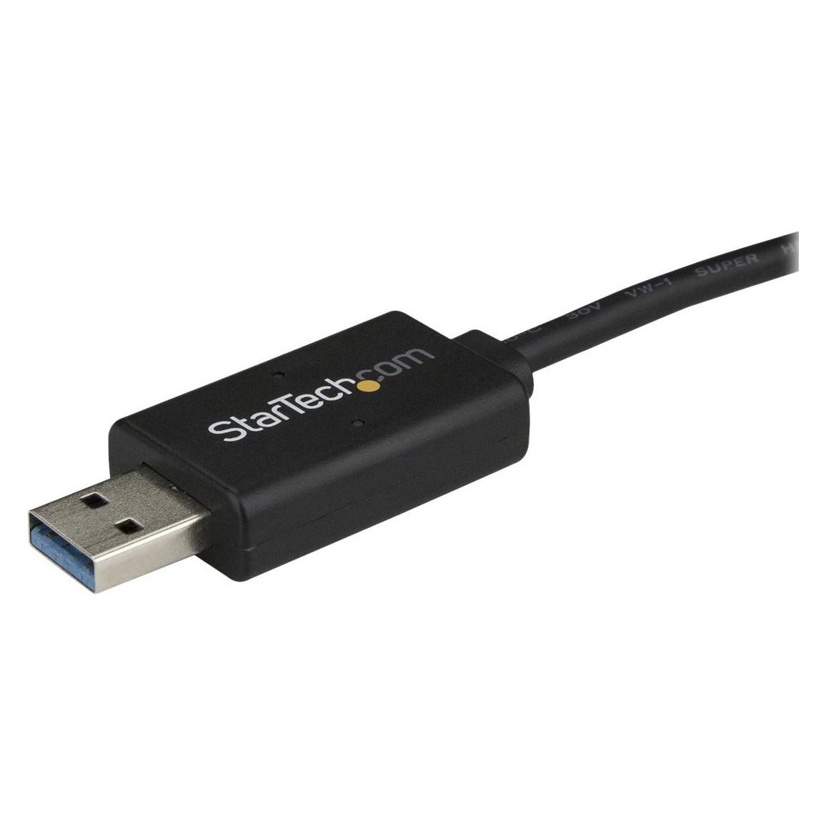 StarTech USB-C auf USB Datentransferkabel für Mac und Windows - USB 3.0 - USB C Datenkabel / Linkkabel - U... (2 m, USB 3.2 Gen 1) (USBC3LINK)
