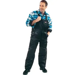Wetter- und Kälteschutz-Latzhose Gletscher 0370 schwarz, Größe XL - schwarz - XL