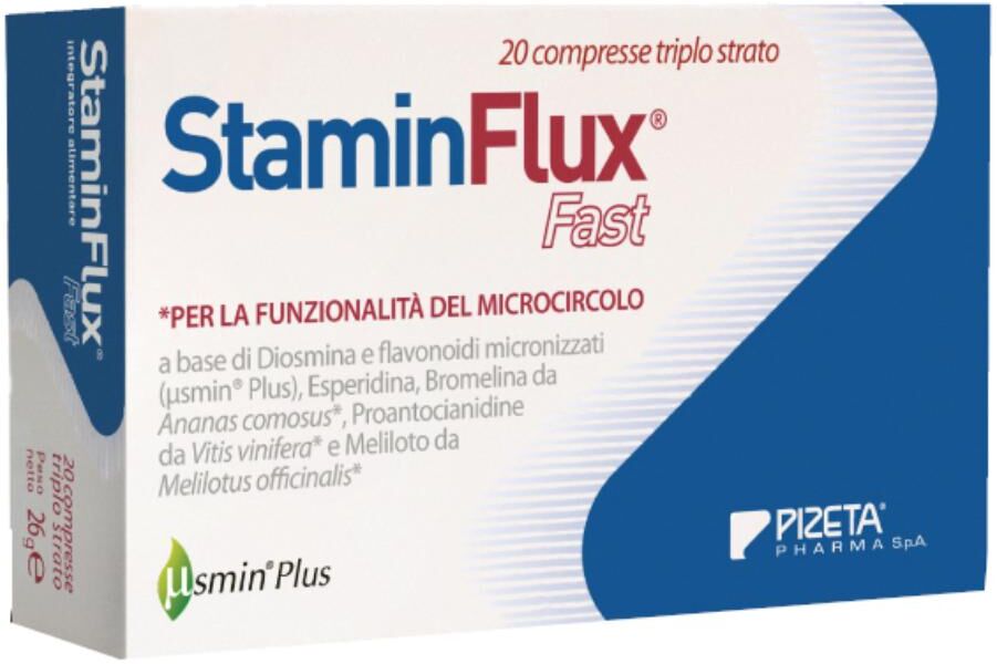 PIZETA PHARMA SpA STAMINFLUX FAST, 20 compresse