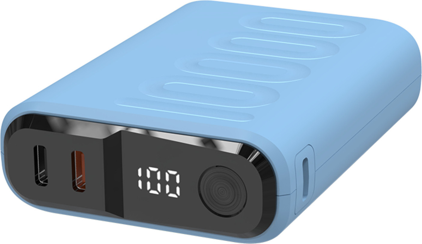RealPower PB-10000C Powerbank met 3x Type-C en PD+, Paars