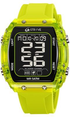 ModernMart Mens Waterproof Digital Sports Watch With Chronograph & Silicone Band 4