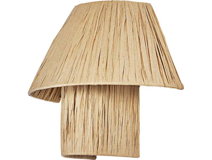 OSRAM Decor dekorative Wandleuchte mit Bambus-Lampenschirm, 280mm, E27 Fassung, IP20, braun
