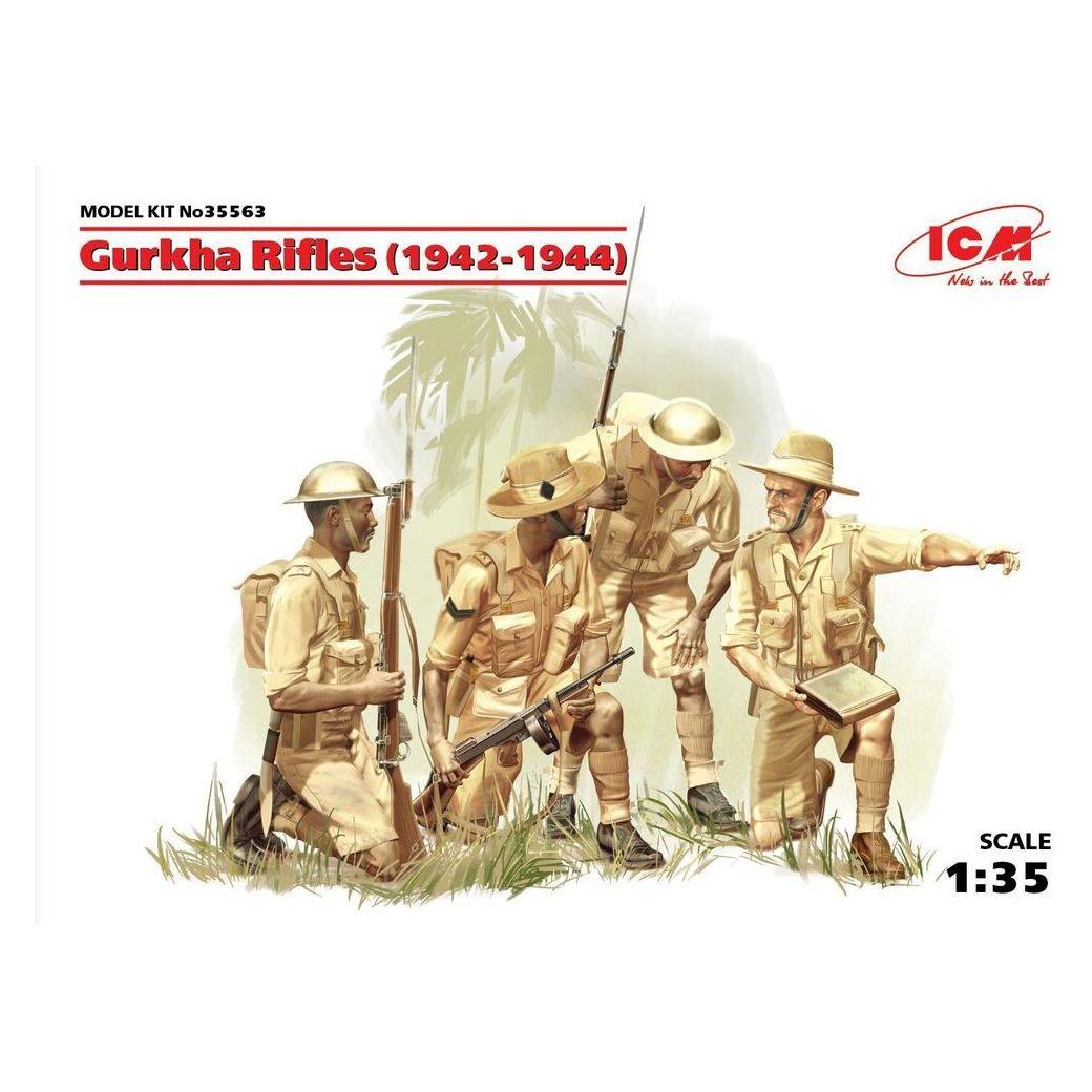 ICM Gurkha Rifles (1944) (4 figures) (35563)