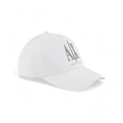 A|X Armani Exchange für Herren. XM000811AF13343U0009 Baseballkappe weiß (OSFA), Lässig, Baumwolle